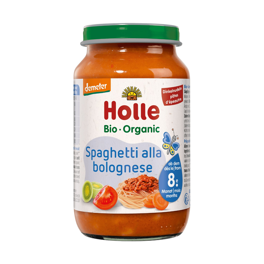 Holle Organic Spaghetti alla Bolognese baby food jar 220g