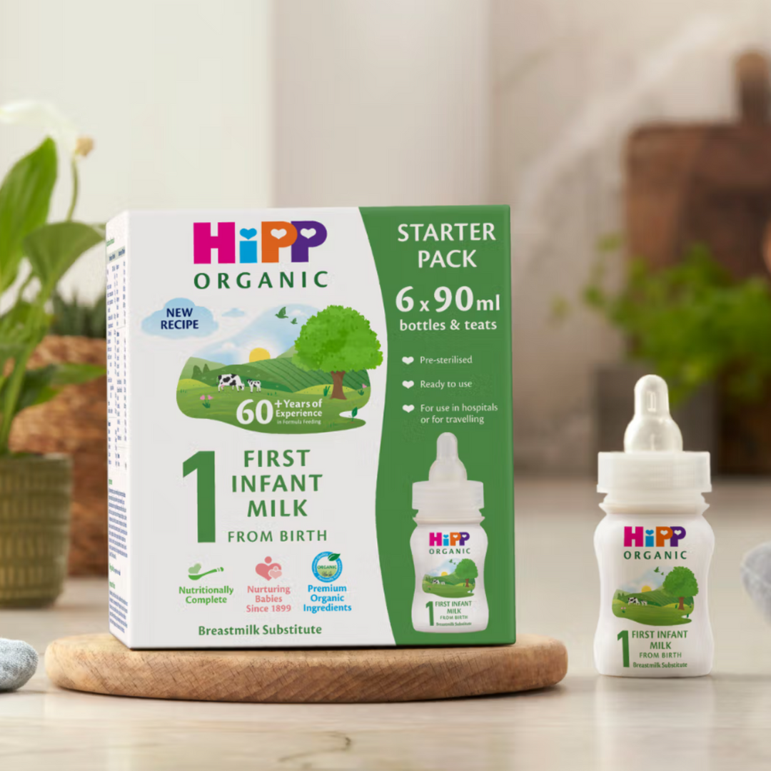 HiPP UK Stage 1 90ml Ready to Feed (pack of 6 with teats) x 6