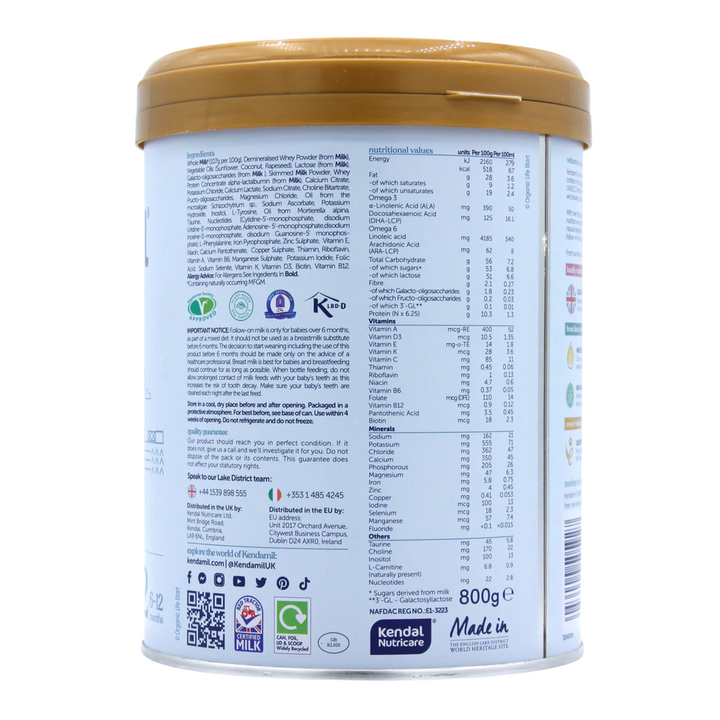 Kendamil Classic Follow On Milk (Stage 2)