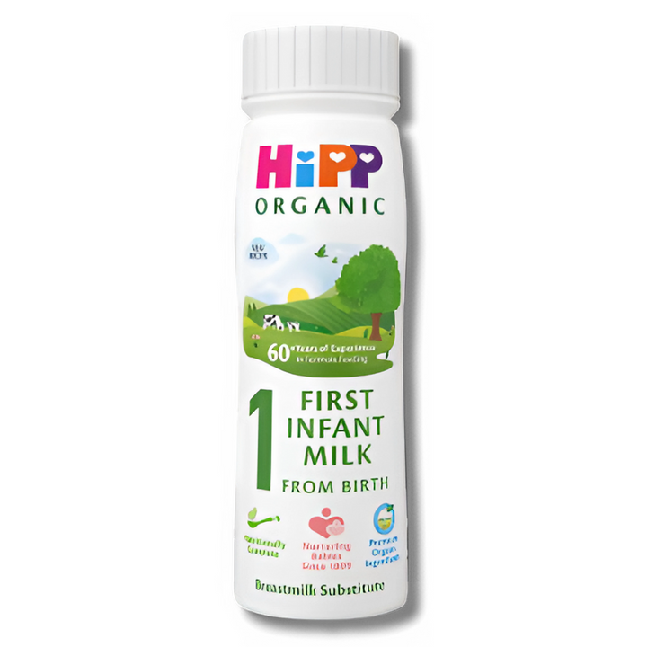 HiPP UK Stage 1 Ready to Feed (pack of 36, 200ml bottles)