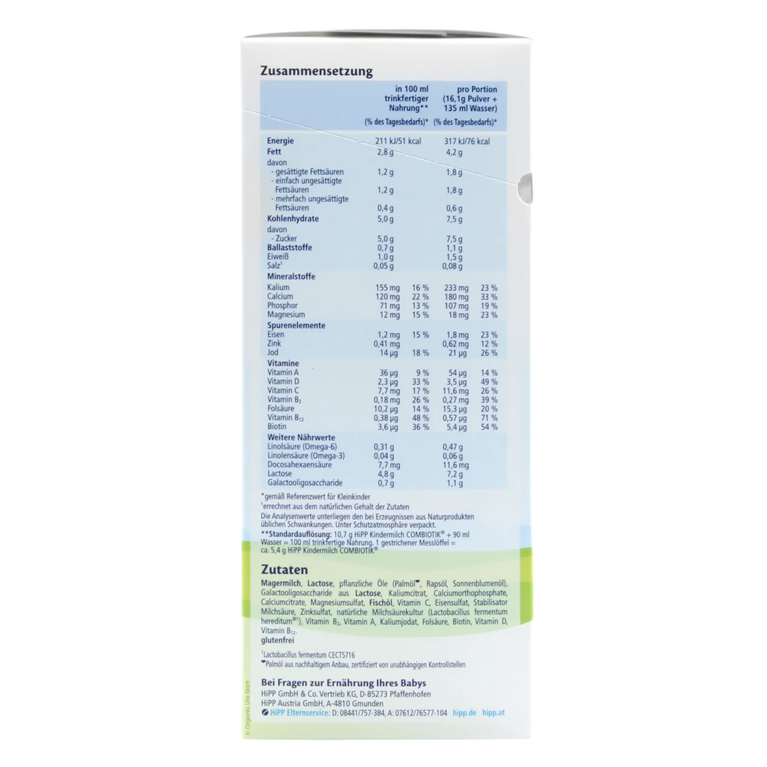 HiPP German Kindermilk 1+