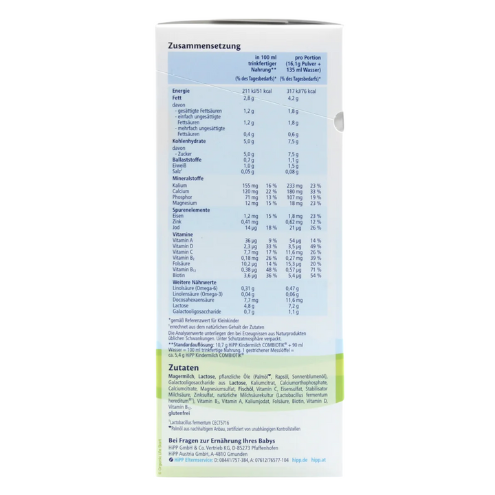 HiPP German Kindermilk 1+