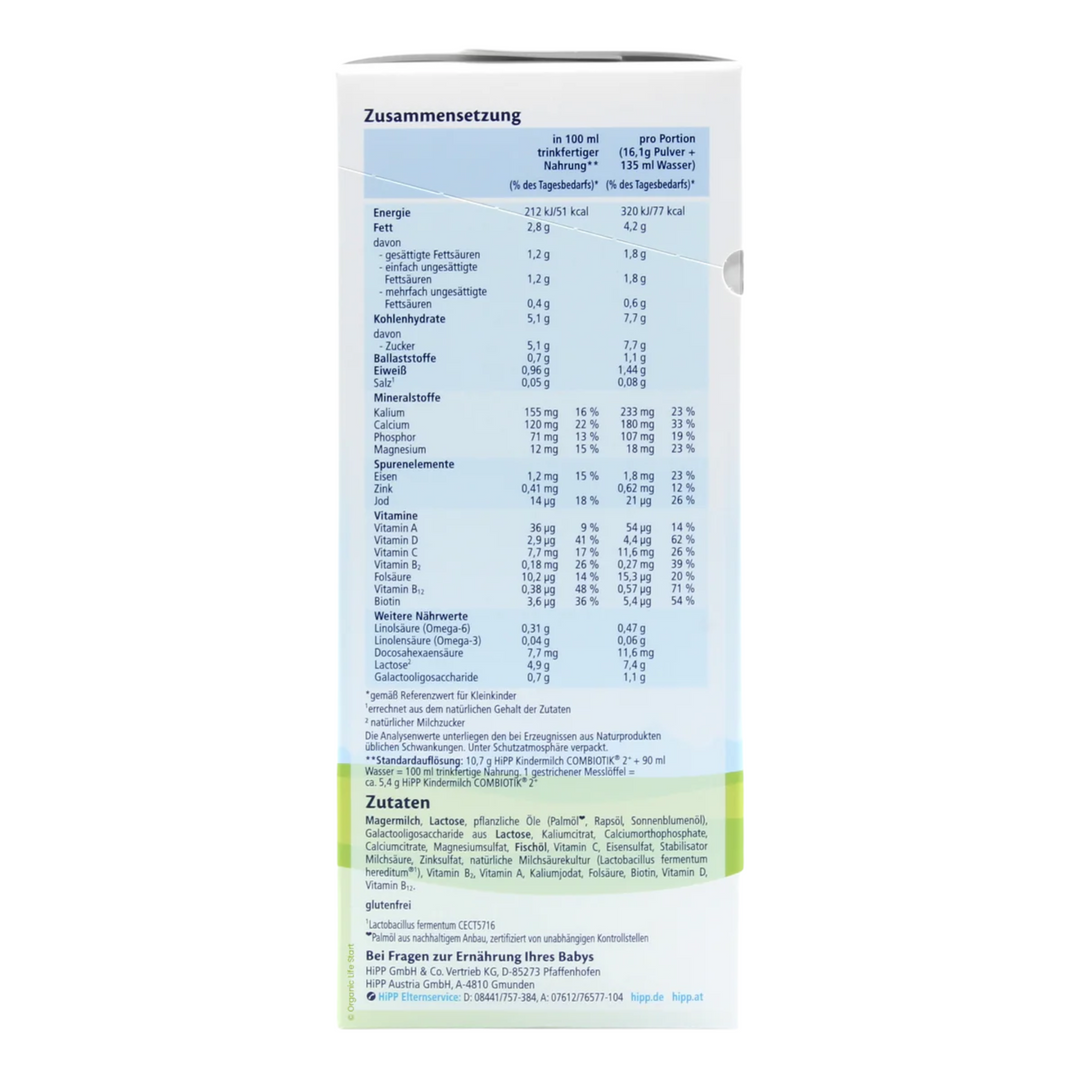 HiPP German Kindermilk 2+