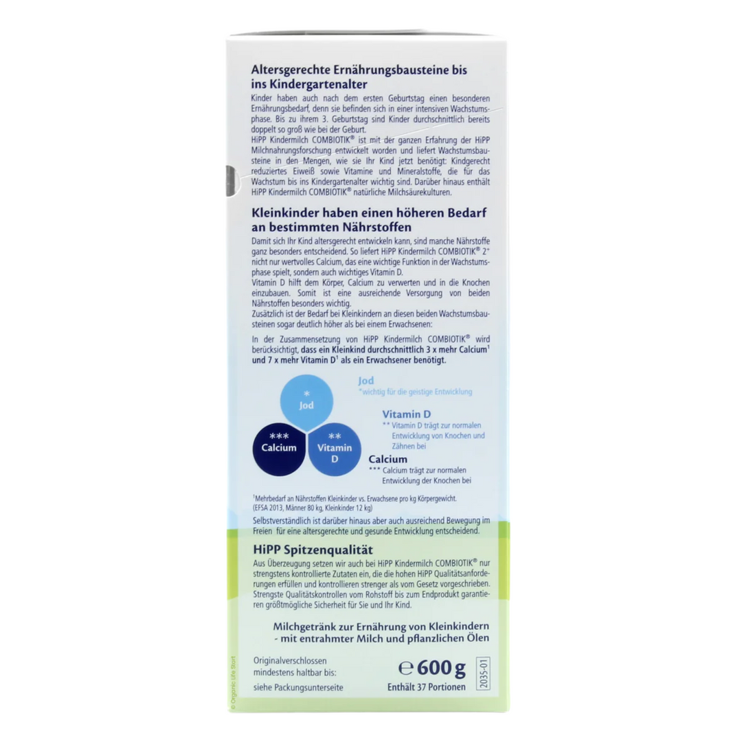 HiPP German Kindermilk 2+