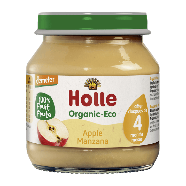 6x Holle Organic 100 % Apple Puree