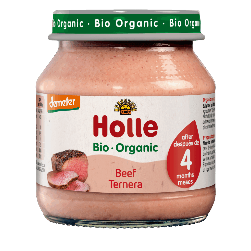 6x Holle Organic Beef Puree