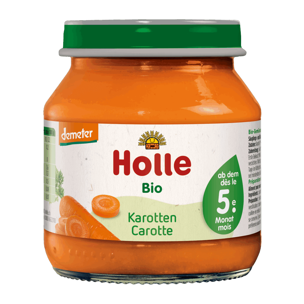 6x Holle Organic Carrot Puree