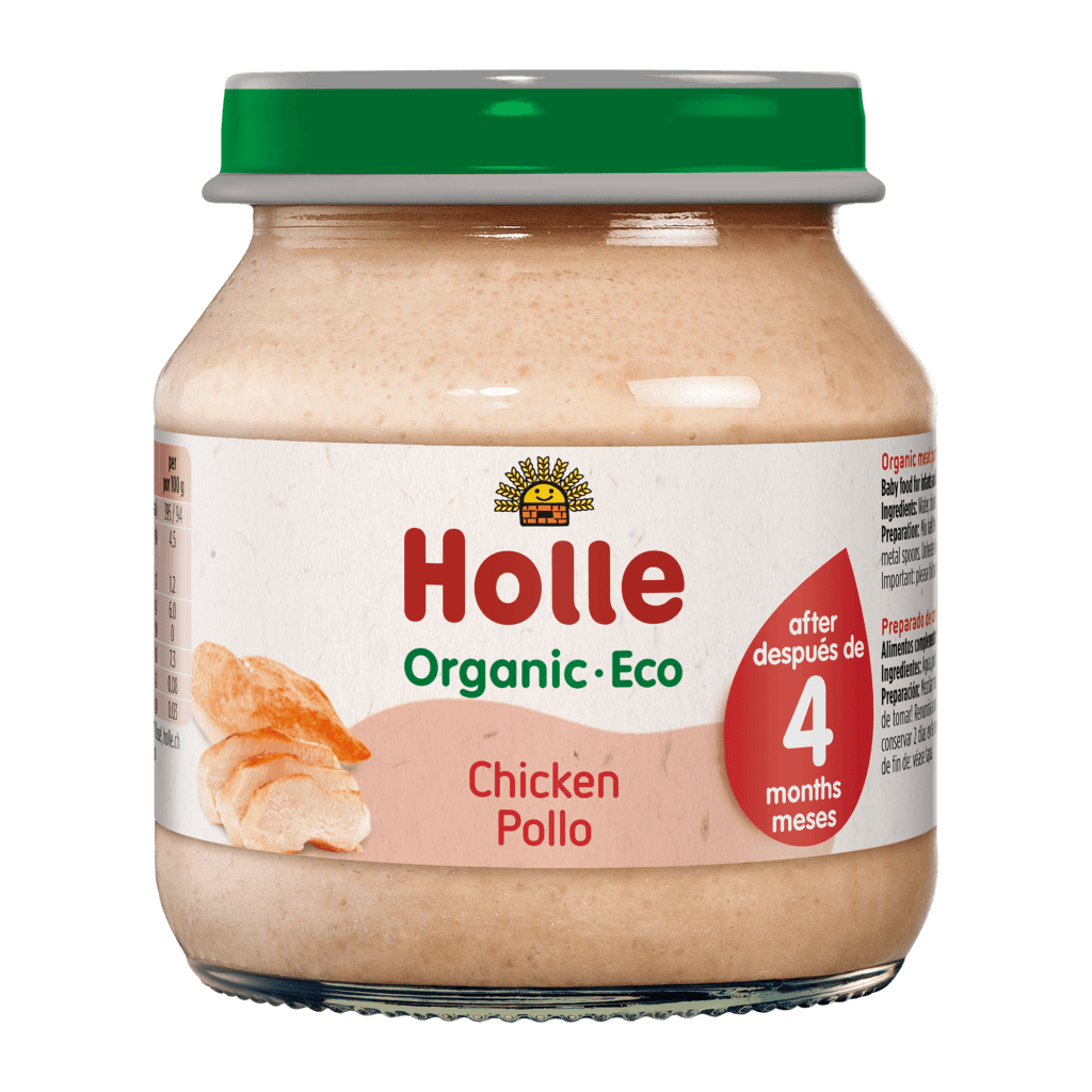 6x Holle Organic Chicken Puree