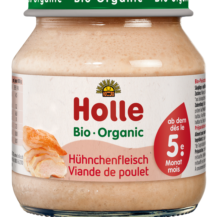 6x Holle Organic Chicken Puree