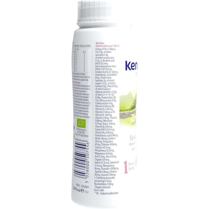 Kendamil Organic Infant Milk Ready to Feed (Stage 1) 200ml