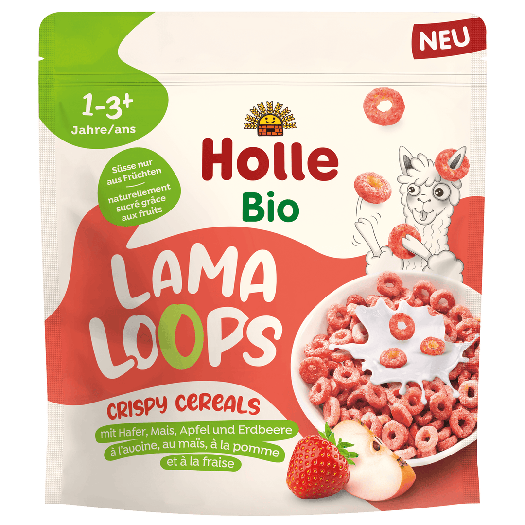 Holle Organic Lama Loops Crispy Cereals